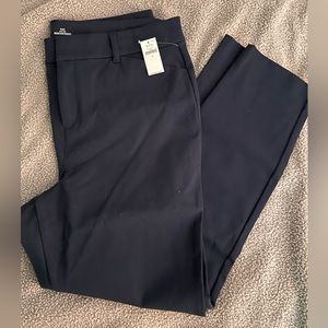 High-Waisted Pixie Skinny Ankle Pants - Navy size 14 - New with tags!